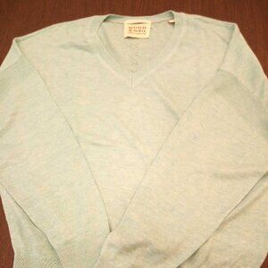 Scotch Soda Light blue wool blend sweater